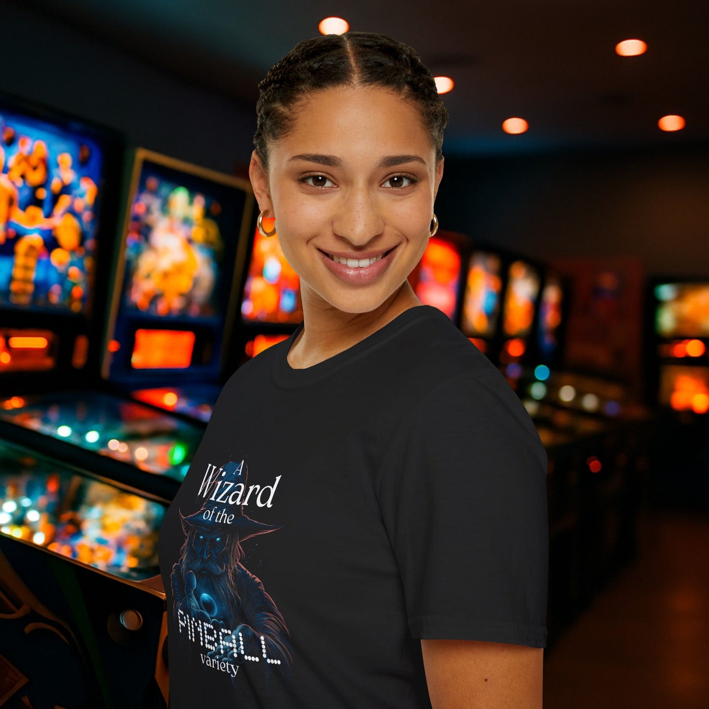 Wizard of the Pinball Variety Graphic T-Shirt