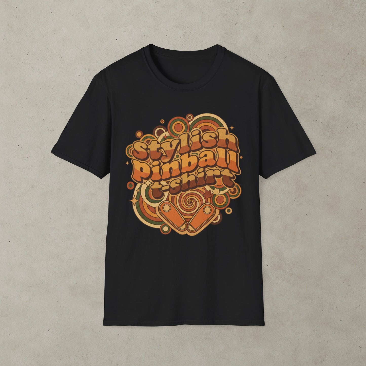 Stylish Pinball T-Shirt Graphic T-Shirt