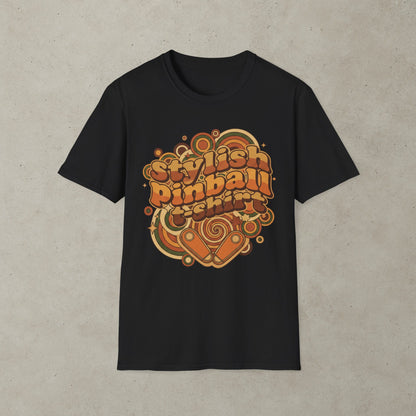Stylish Pinball T-Shirt Graphic T-Shirt