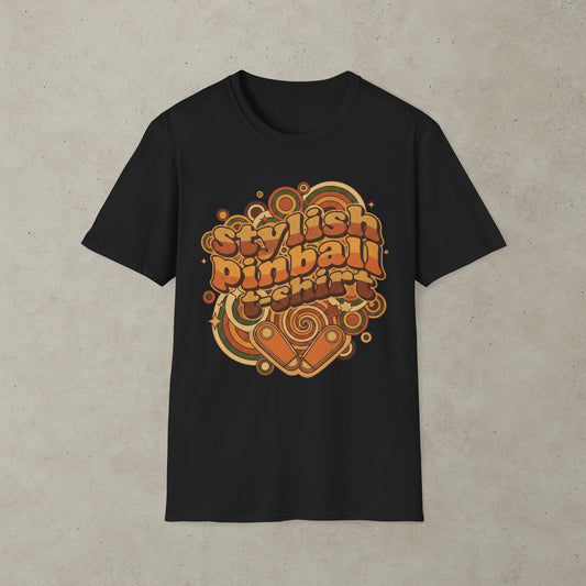 Stylish Pinball T-Shirt Graphic T-Shirt