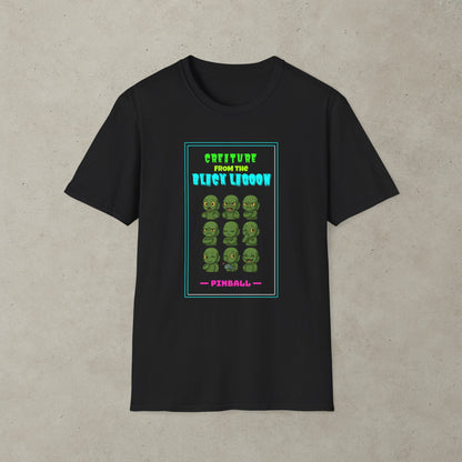 Chibi Creature from the Black Lagoon Pinball Graphic T-Shirt