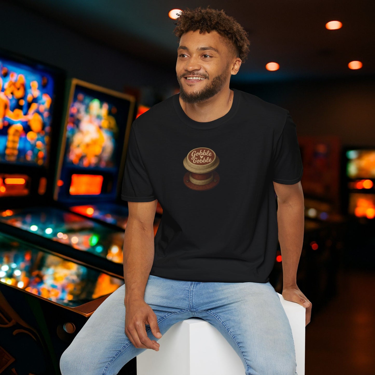 Thanksgiving Pinball Pop Bumper T-Shirt - Minimal Edition