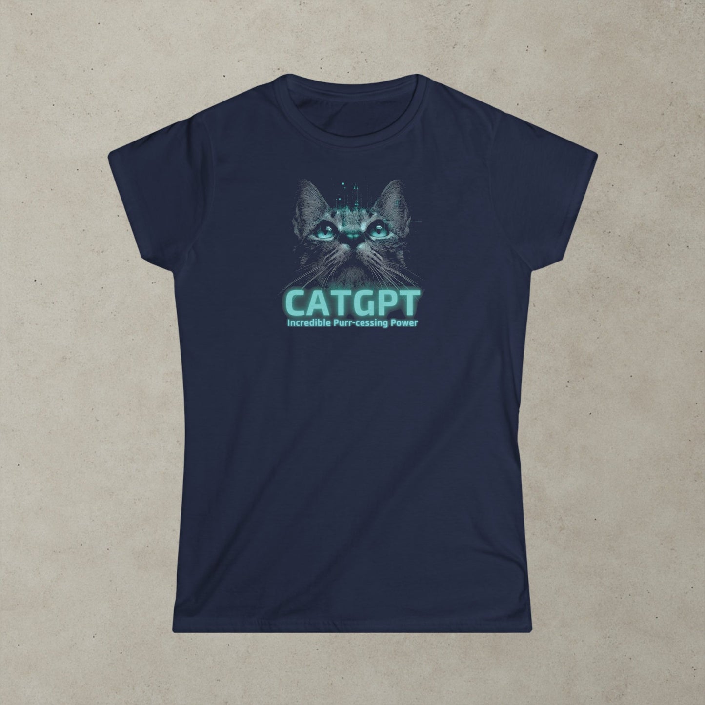 CatGPT - Incredible Purr-cessing Power Women's Graphic T-Shirt