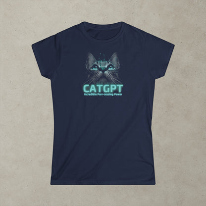 CatGPT - Incredible Purr-cessing Power Women's Graphic T-Shirt