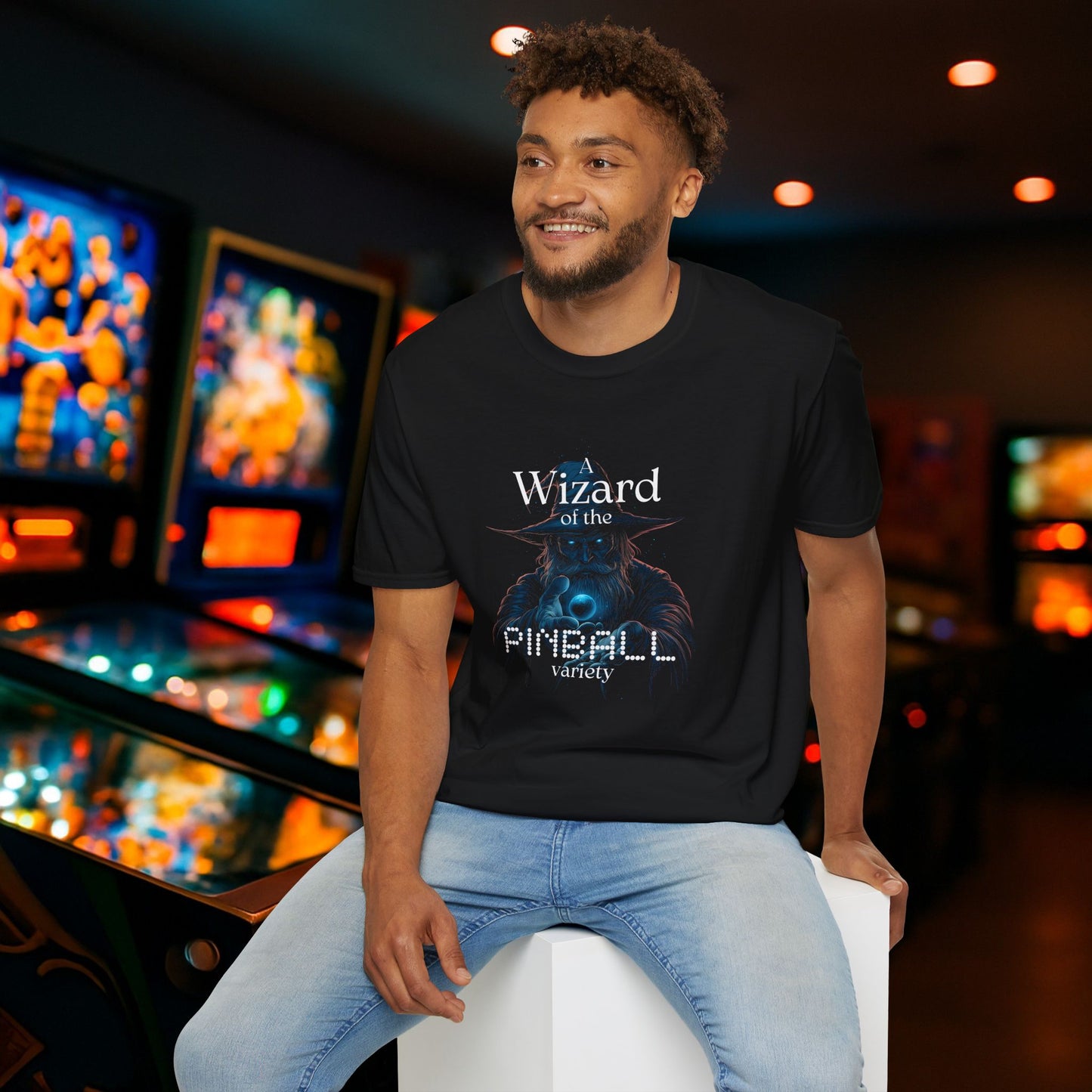 Wizard of the Pinball Variety Graphic T-Shirt