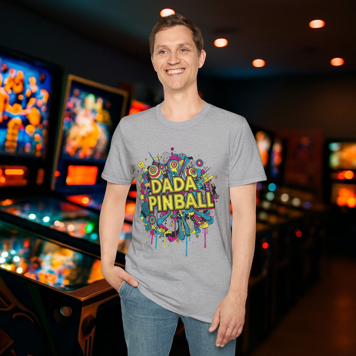 Dada Pinball Graphic Pinball T-Shirt