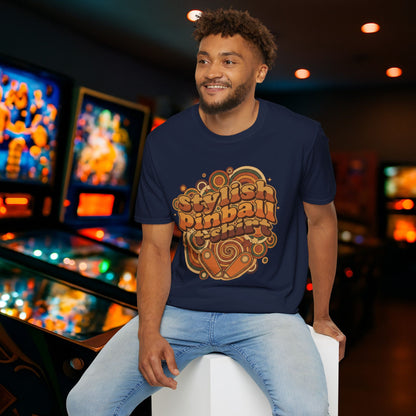 Stylish Pinball T-Shirt Graphic T-Shirt