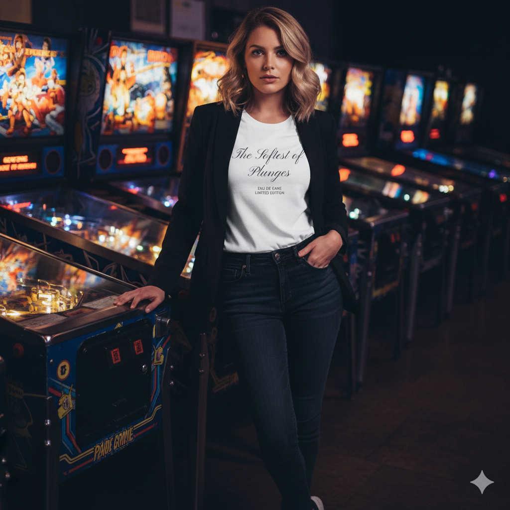 The Softest of Plunges Pinball Graphic T-Shirt