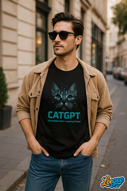 CatGPT - Incredible Purr-cessing Power Graphic Tee