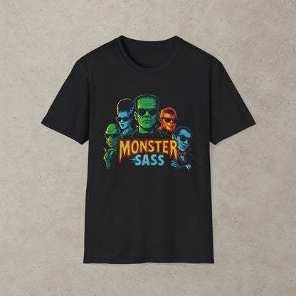 Monster Sass Pinball Graphic T-Shirt