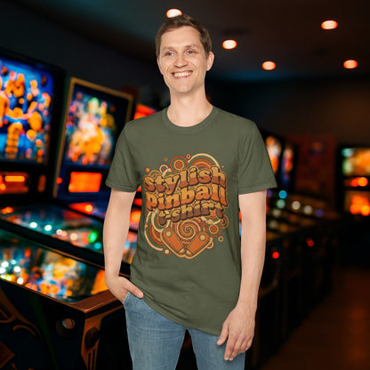 Stylish Pinball T-Shirt Graphic T-Shirt
