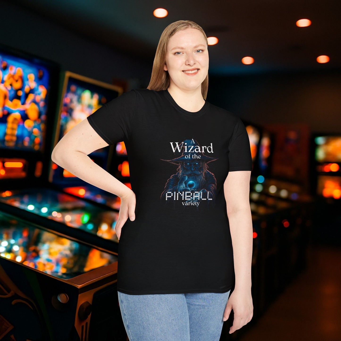 Wizard of the Pinball Variety Graphic T-Shirt