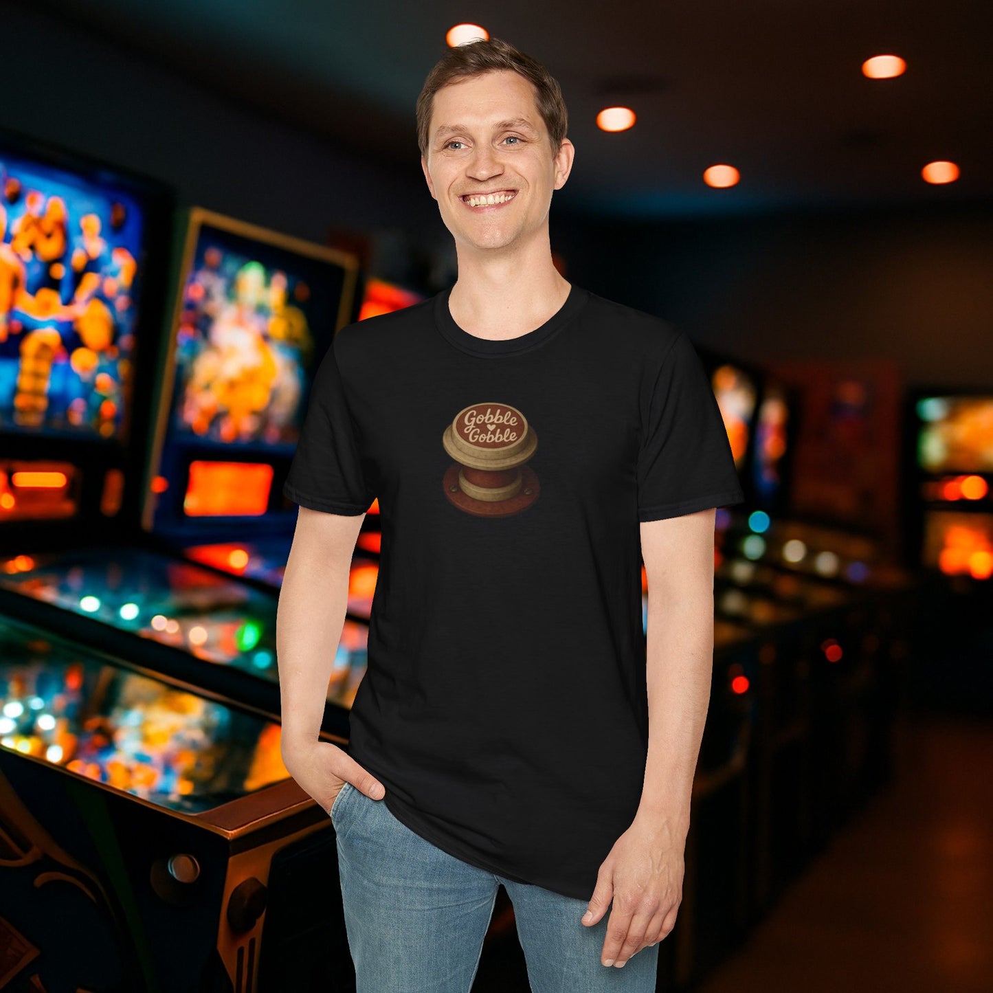 Thanksgiving Pinball Pop Bumper T-Shirt - Minimal Edition