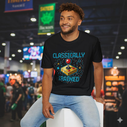 Classically Trained Retro Arcade Graphic T-Shirt