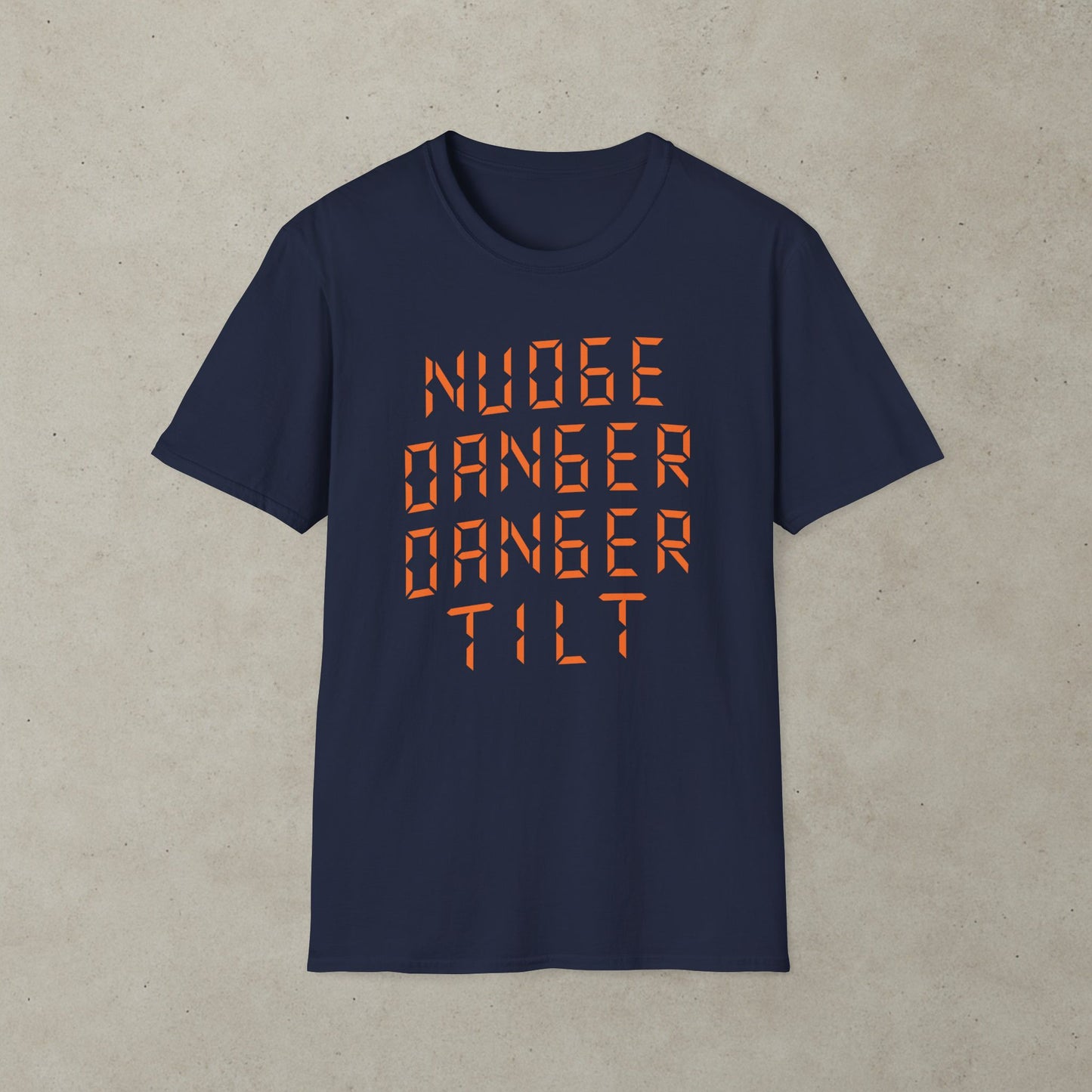 Nudge Danger Danger Tilt Pinball Graphic T-Shirt