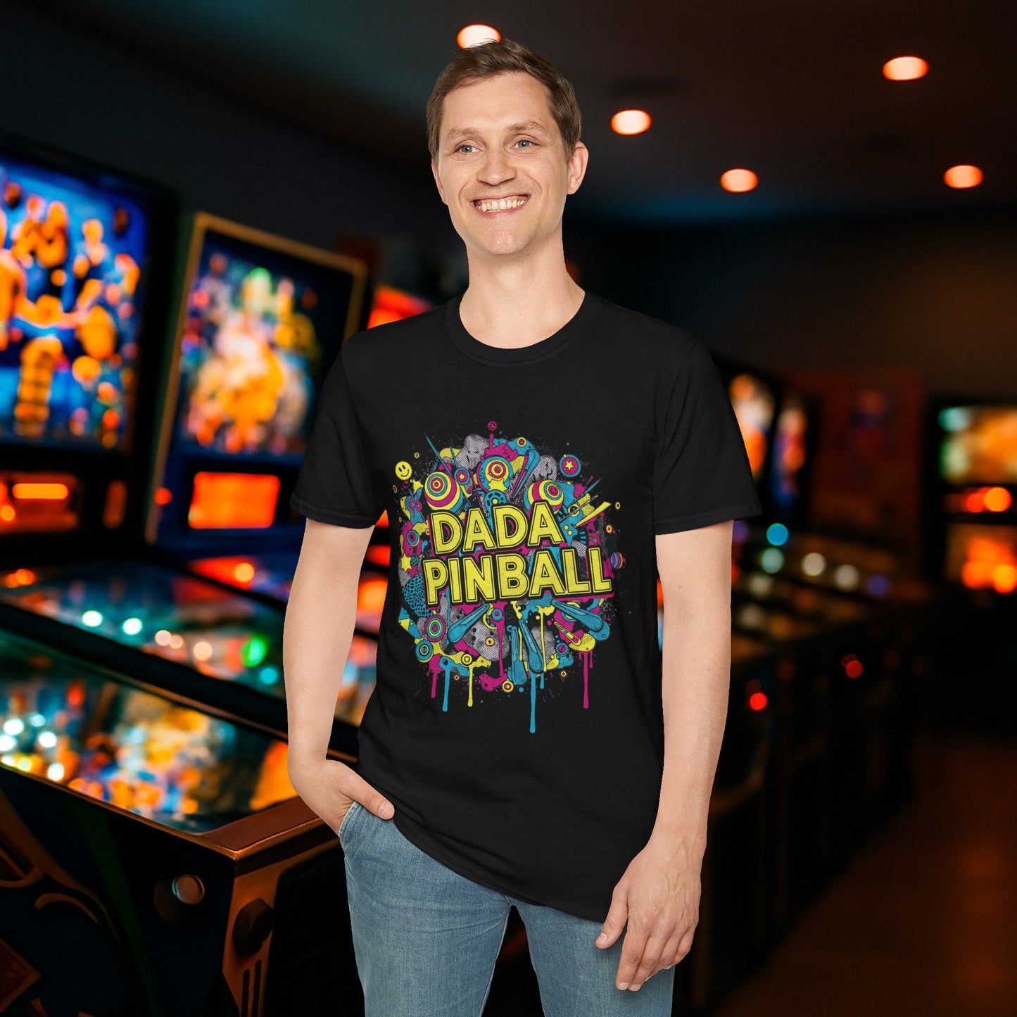 Dada Pinball Graphic Pinball T-Shirt