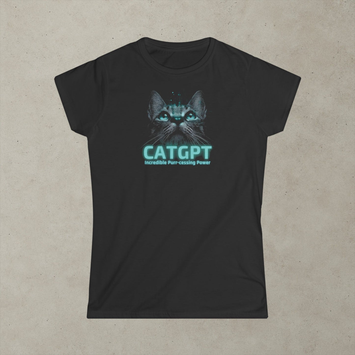 CatGPT - Incredible Purr-cessing Power Women's Graphic T-Shirt