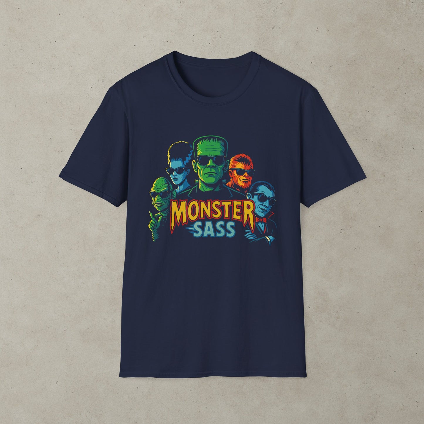 Monster Sass Pinball Graphic T-Shirt