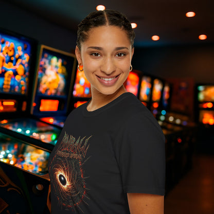 Pinball Downward Spiral Pinball Graphic T-Shirt